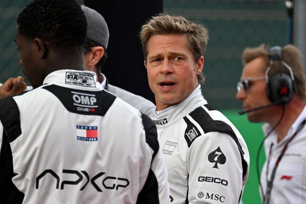 Brad Pitt'in Formula 1 filminin çekimleri grev nedeniyle durdu - 6