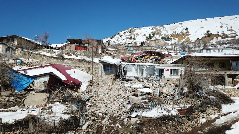 Kahramanmaraş'ın en zirvedeki dağ köyünde 130 evden 20 ev kaldı - 1