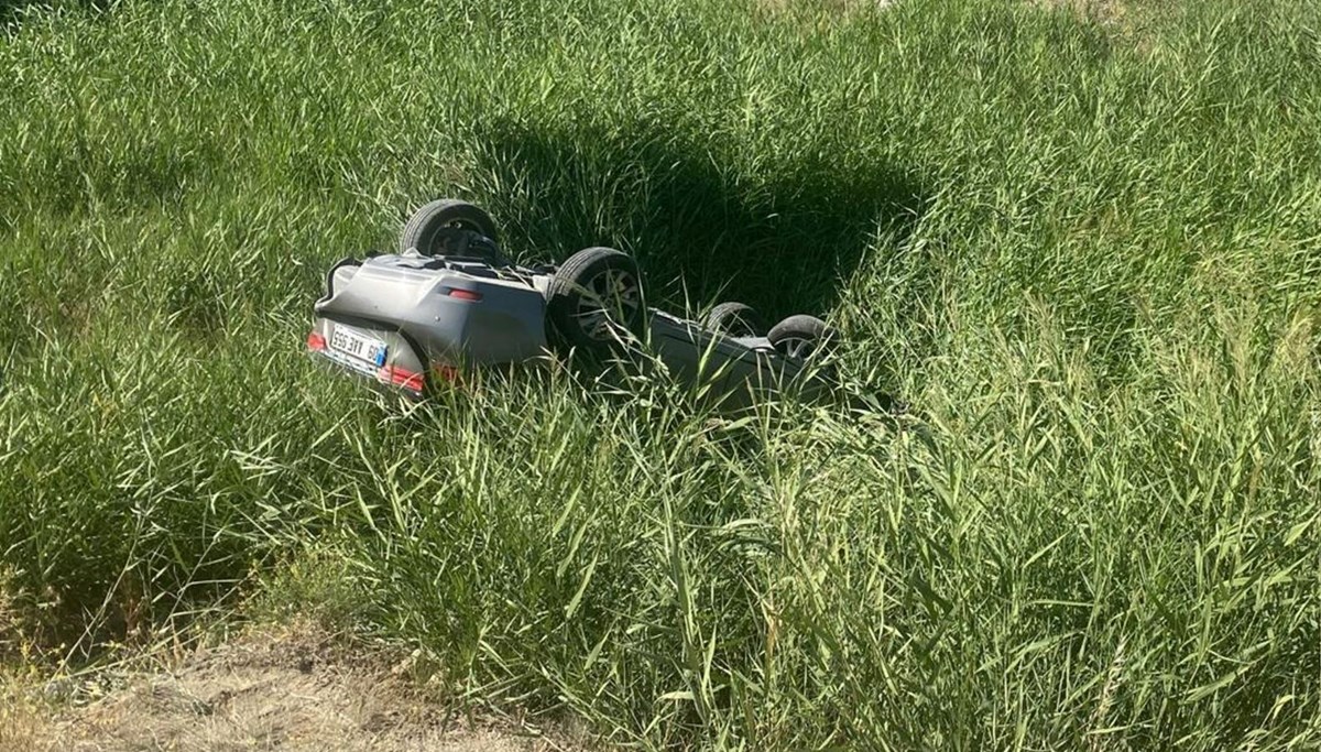 Otomobil takla attı: 5 yaralı