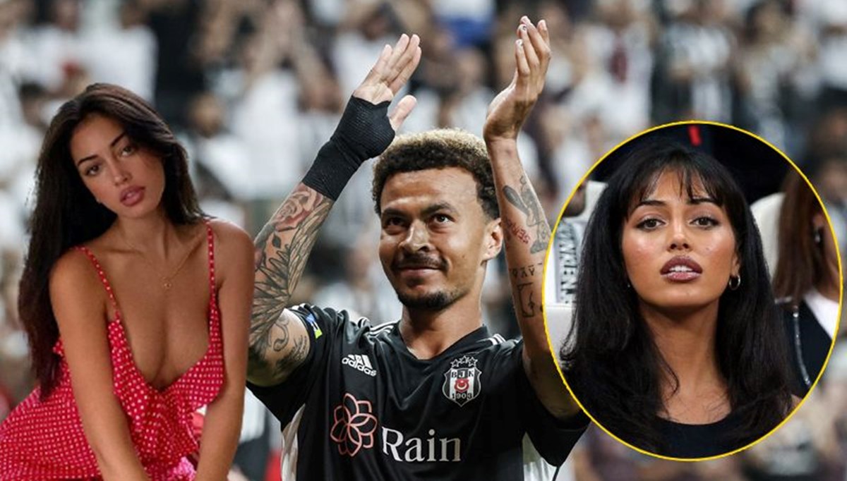 Model Cindy Kimberly sevgilisi Dele Alli'yi ilk maçında yalnız bırakmadı