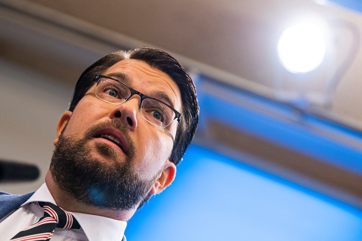 İsveç Demokratlar Partisi (SD) lideri Jimmie Akesson. İsveç Demokratlar Partisi (SD) lideri Jimmie Akesson.