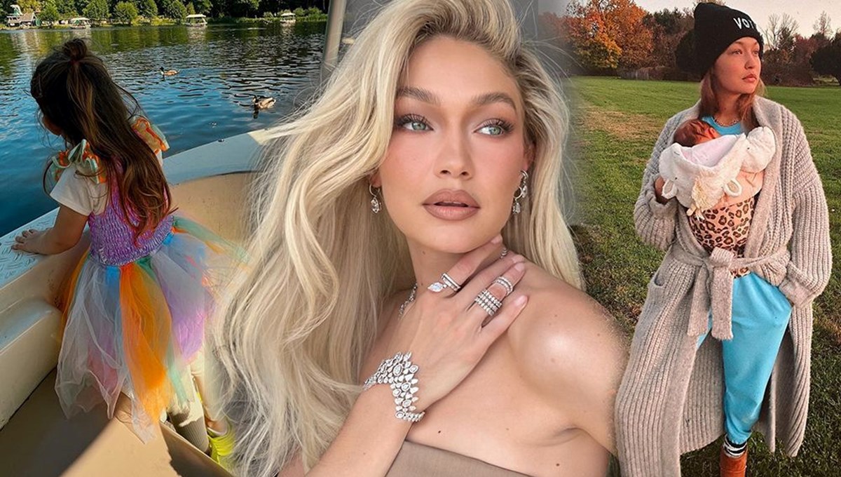 Gigi Hadid'den kızı Khai ile yaz pozları