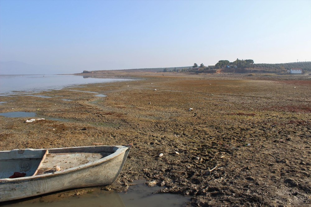 'Kuş cenneti' Marmara Gölü'nde derinlik 40 santimetreye düştü - 7