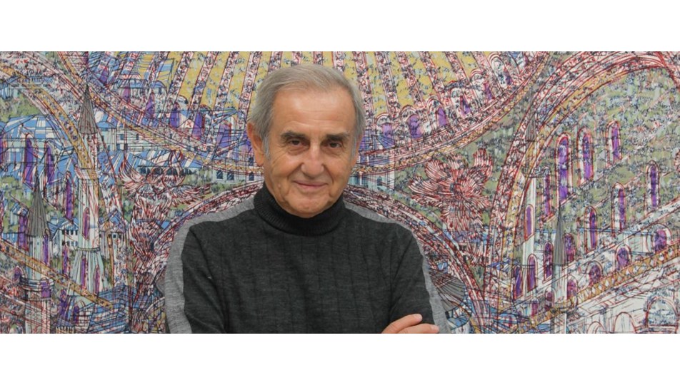 Prof. Dr. Devrim Erbil'in Mavi sergisi sanatseverlerle buluşuyor