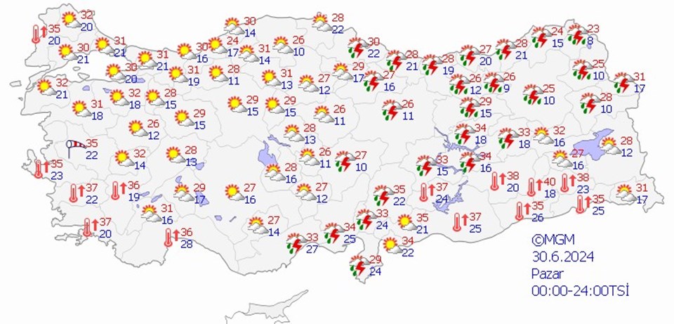 Hafta sonu hava nasıl olacak? 29-30 Haziran hava durumu tahminleri - 2