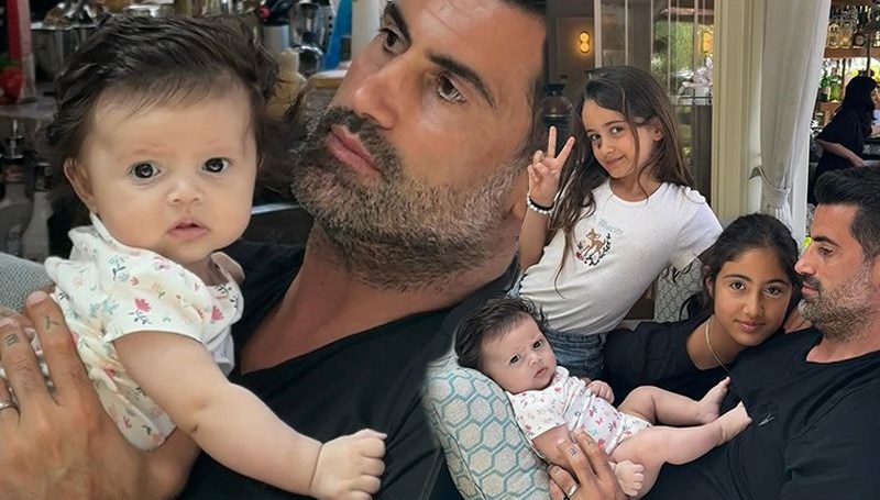Volkan Demirel kızlarını paylaştı