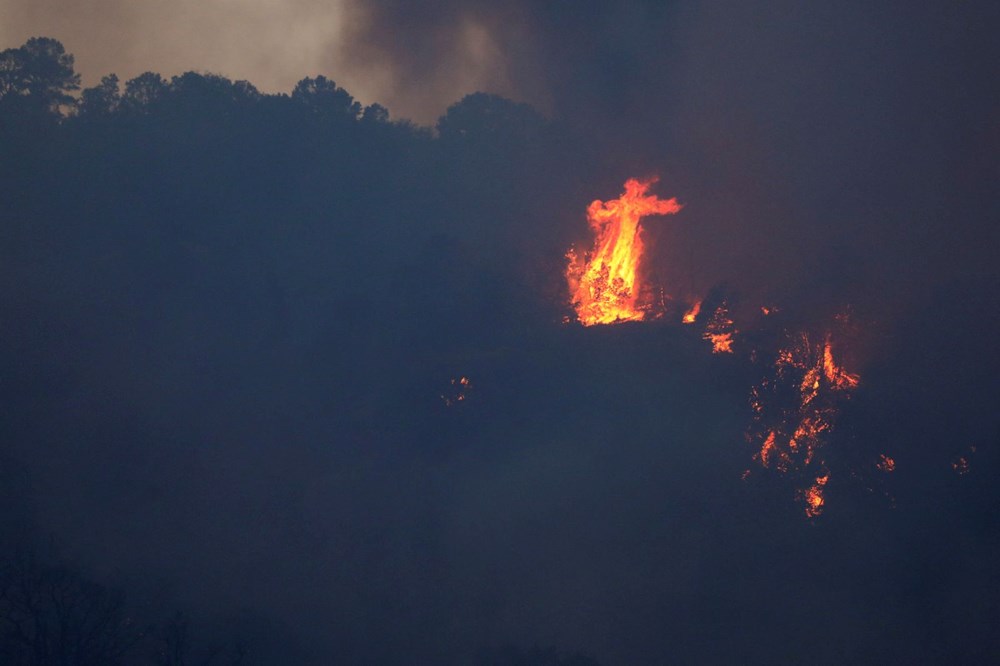 California'da yangın mevsimi başladı: Binlerce dönüm alev altında - 7
