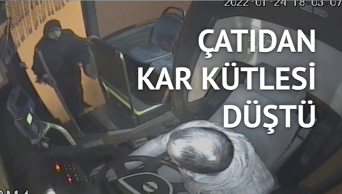 Yaşlı kadın son anda kurtuldu