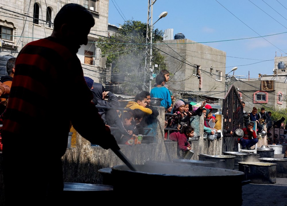 Gazze Şeridi'nde "Yemek istiyoruz" sloganları - 16