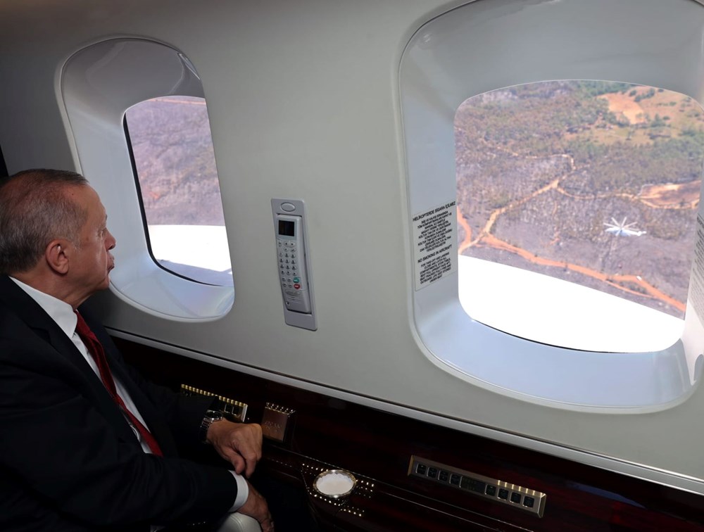 Marmaris'te orman yangını: Rüzgarın etkisiyle yeniden şiddetlendi - 10