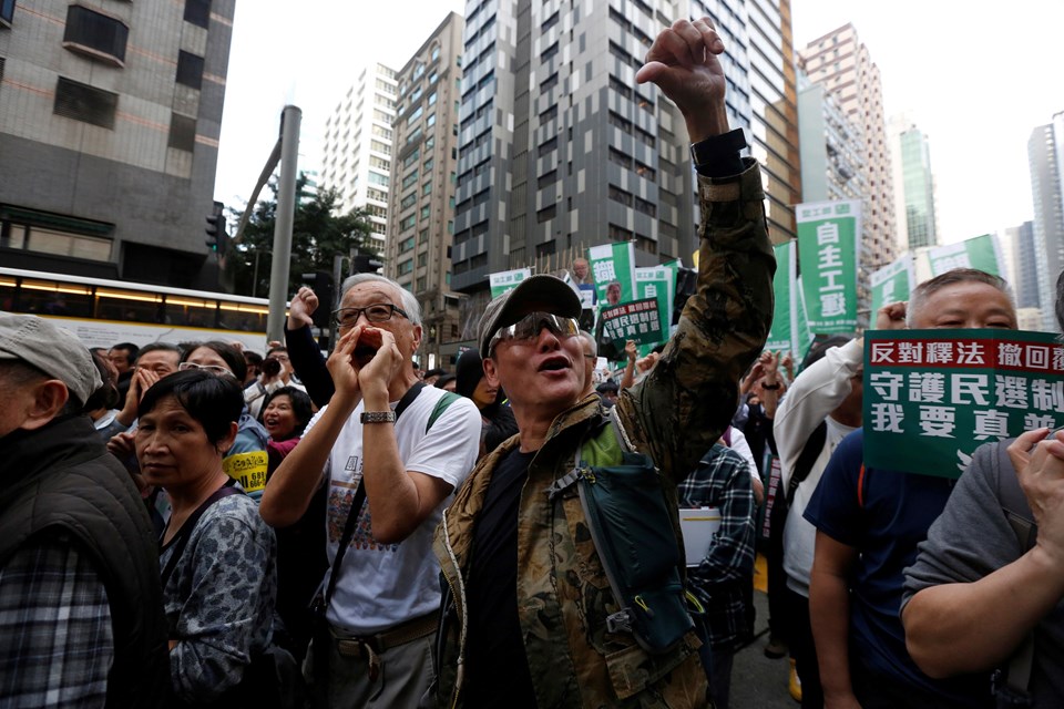 Hong Kong’ta bağımsızlık yanlılarından yürüyüş - 1