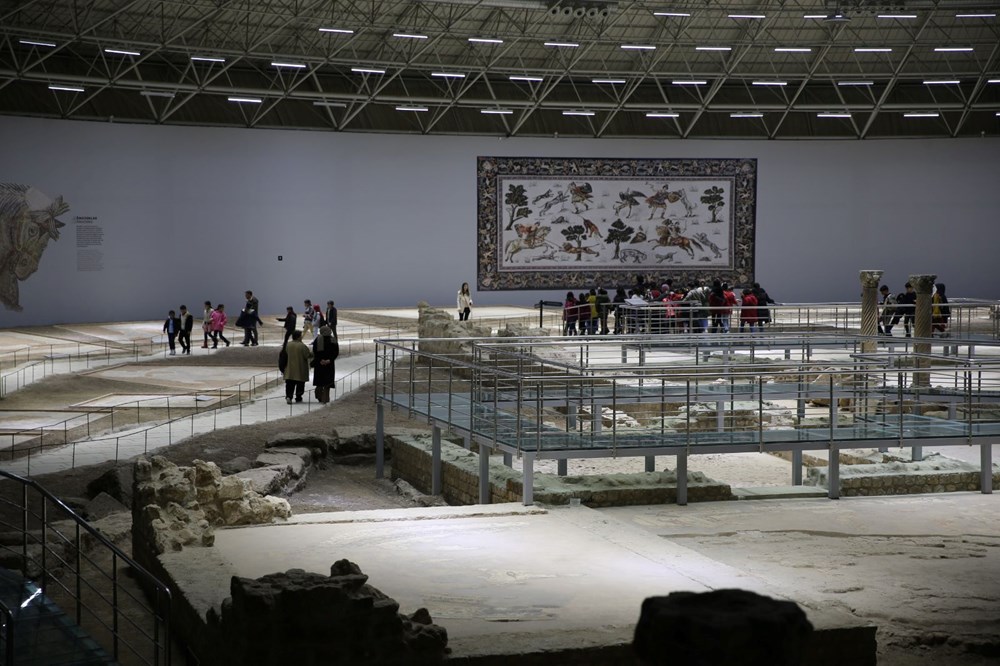 Aşil'in hayatı ve savaşçı Amazon kadınlarının mozaikleri Şanlıurfa'da - 5