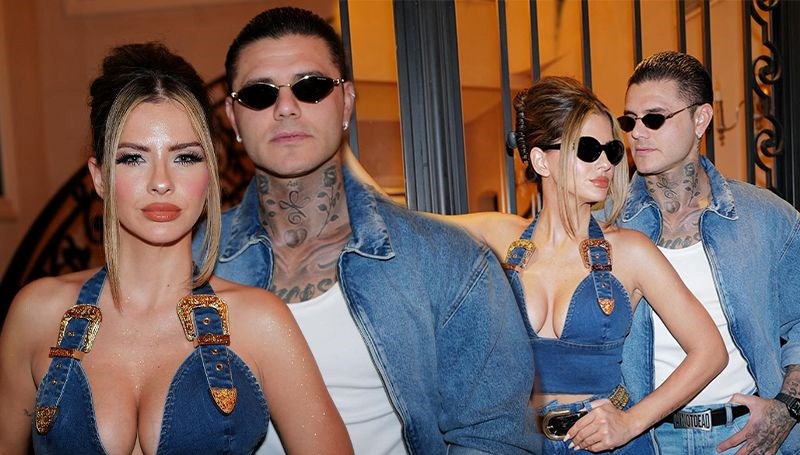 Mauro Icardi ve sevgilisi China Suarez'in 80'ler tarzı