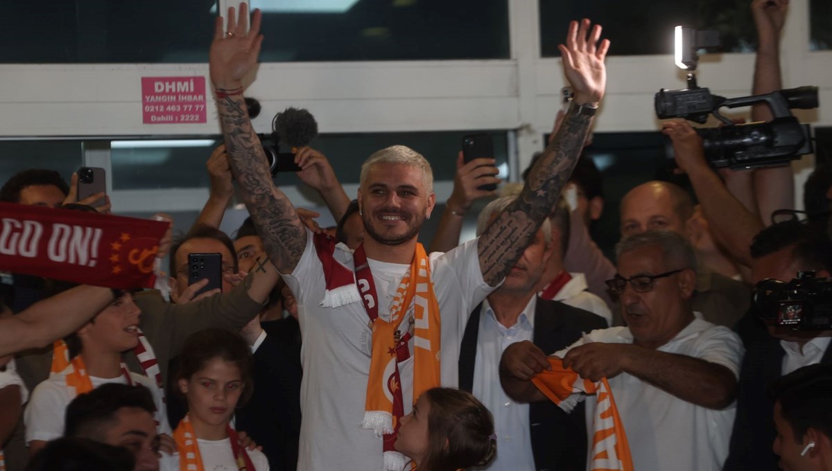 Icardi, İstanbul'a geldi