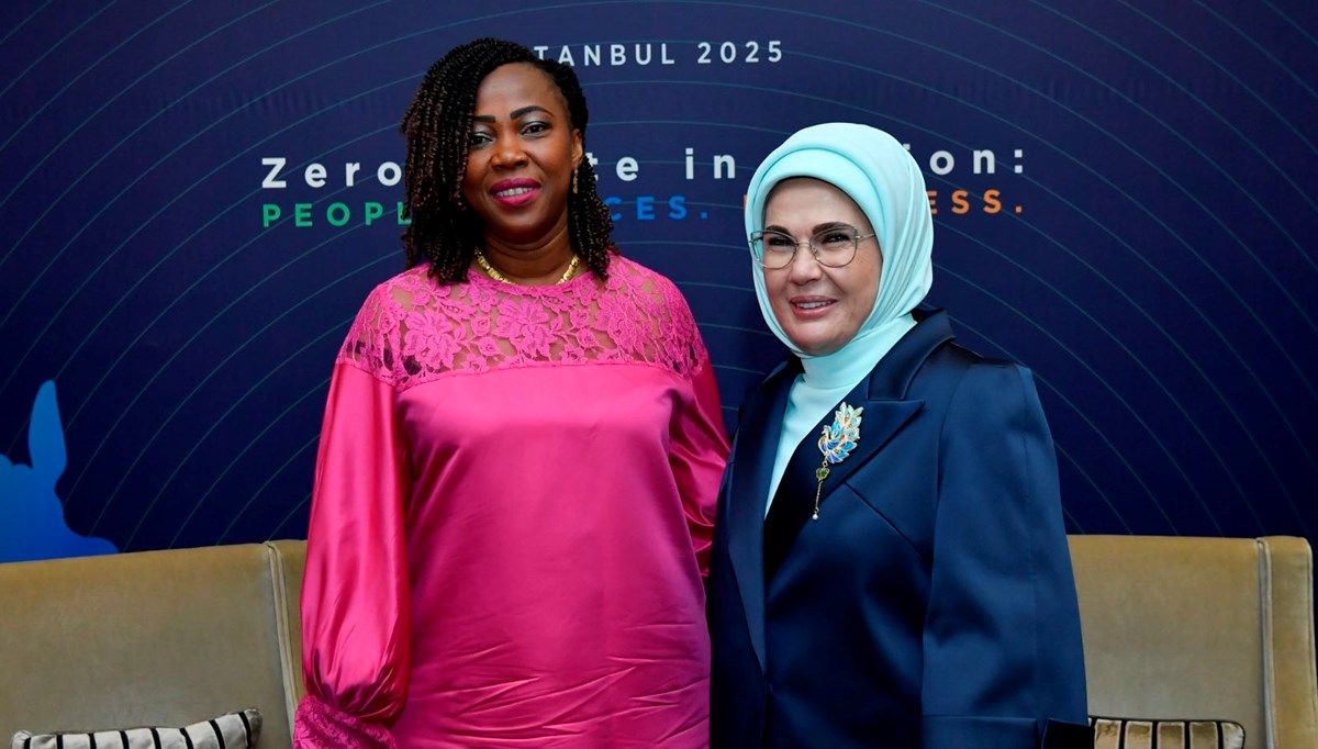 Emine Erdoğan Fatima Maado Bio görüşmesi Emine Erdoğan Fatima Maado Bio görüşmesi