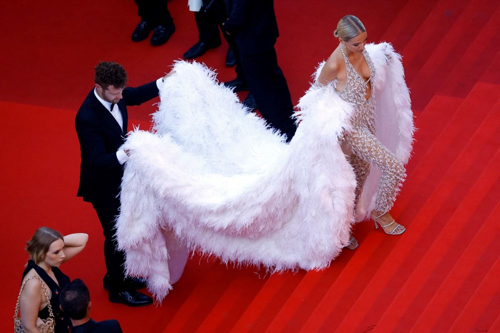 Cannes Film Festivali - Elvis filminin galasına yıldız yağmuru: Adriana Lima, Sharon Stone, Shakira, Kylie Minogue kırmızı halıda - 17