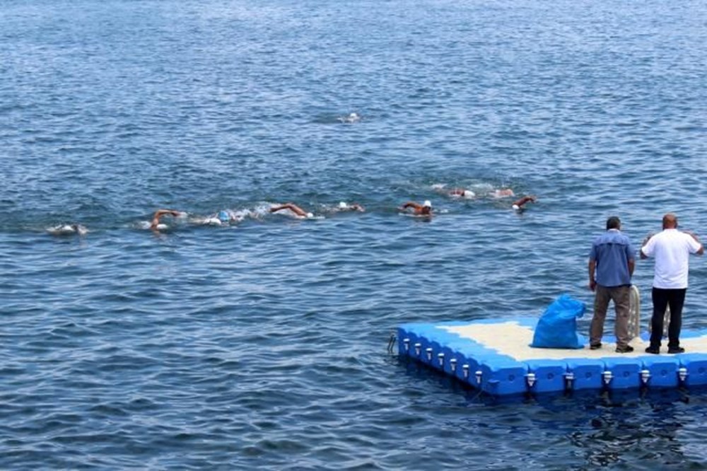 Dünya sağlık çalışanları için Soçi'den Giresun'a yüzdüler - 1