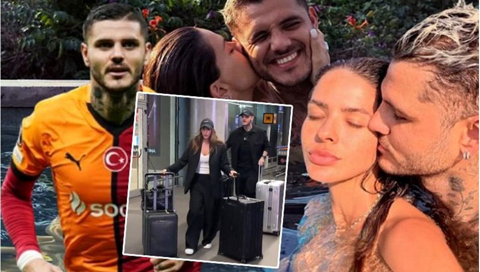 Icardi ile sevgilisi yola çıktı: Rötarlı olarak kampa katılacak