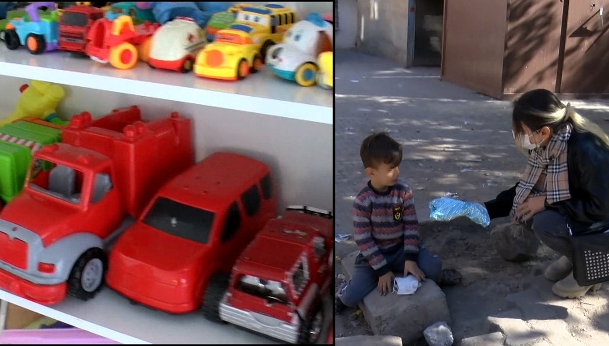 'Çocuklar gülsün' oyuncak atölyesi çocuklara umut oldu