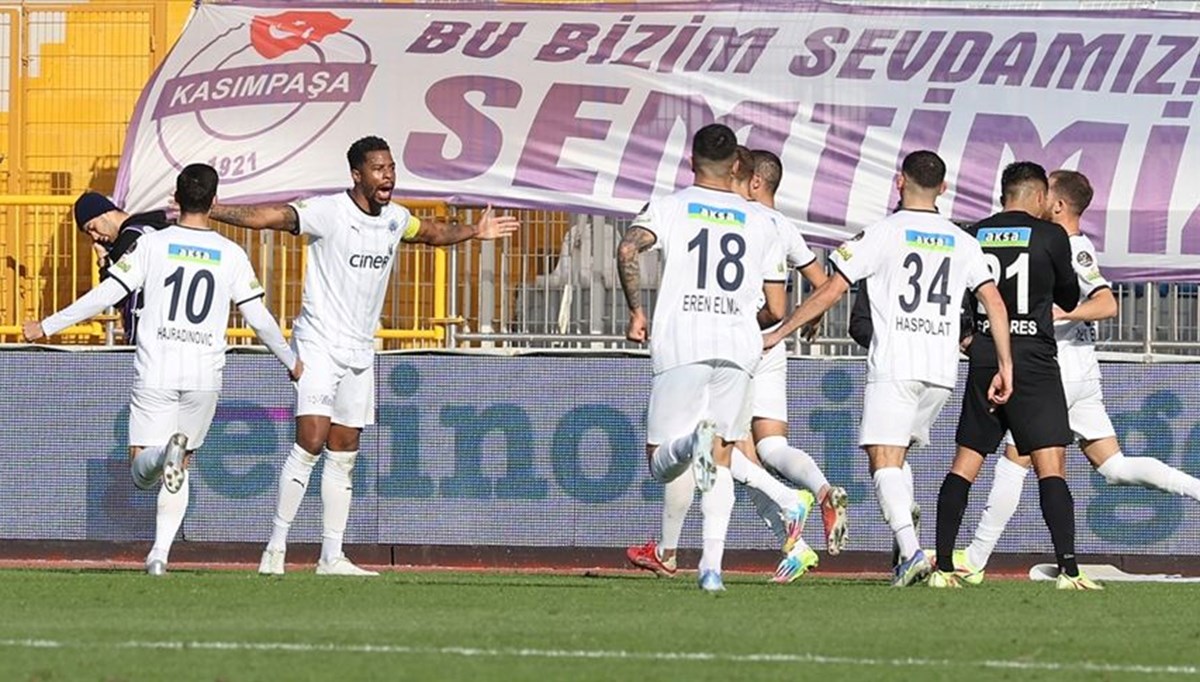 Kasımpaşa sahasında kazandı Kasımpaşa sahasında kazandı