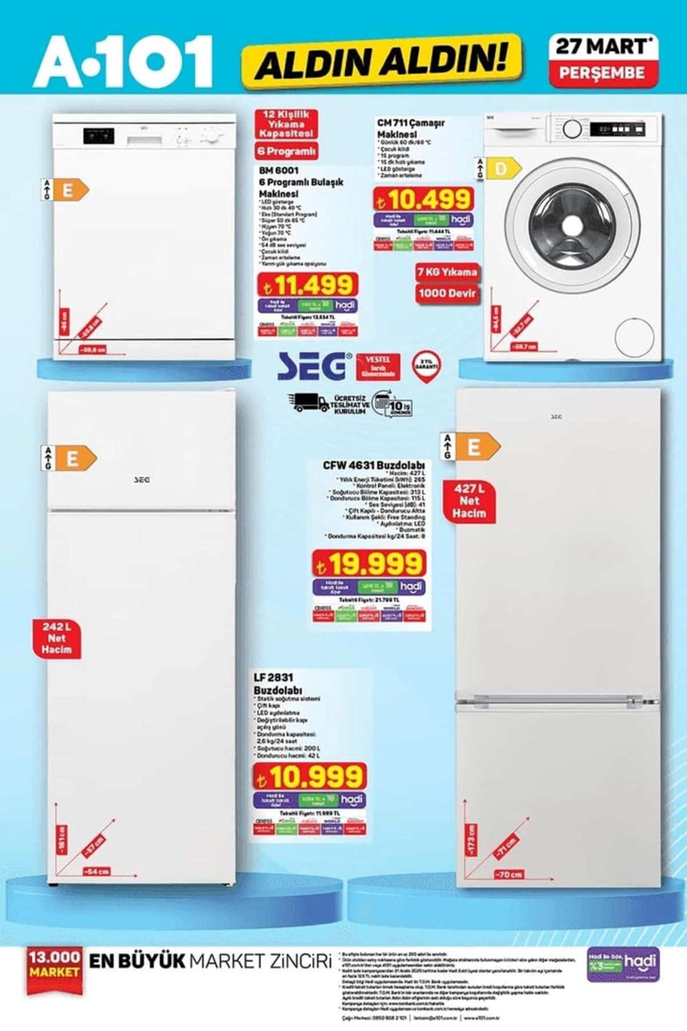 A101 Güncel Kataloğu 27 Mart Perşembe yayımlandı: Masa, iskemle setleri ve elektronik mutfak eserleri ve laptop geliyor 74 8uZX j1zj0C ZcboTAdP g