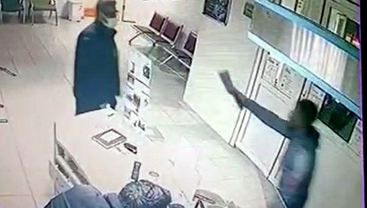 Hastanede satırlı saldırı