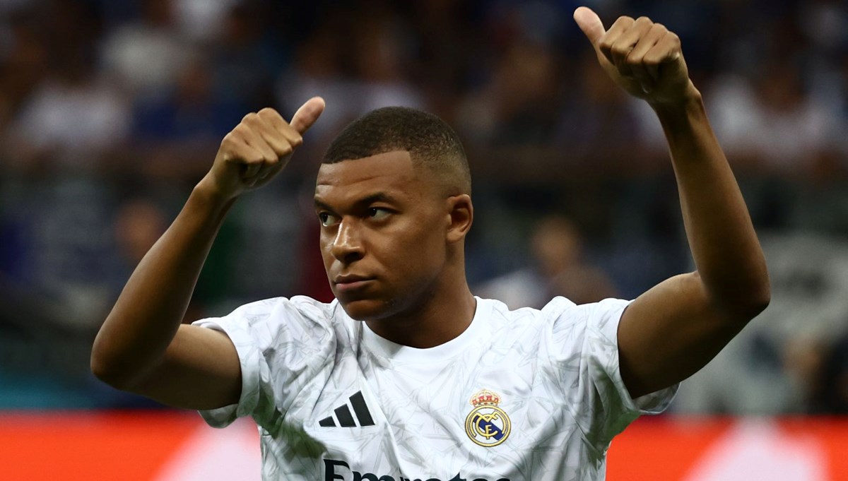 Süper Kupa Real Madrid'in: Mbappe siftah yaptı