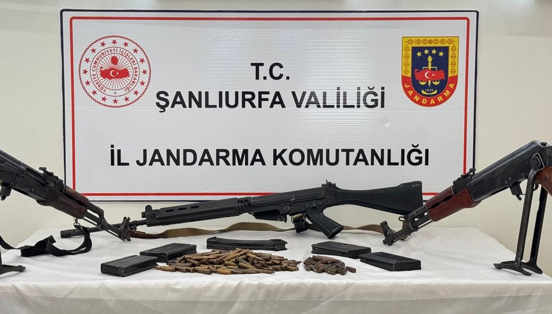 Şanlıurfa'da silah kaçakçılığı operasyonu: 3 gözaltı