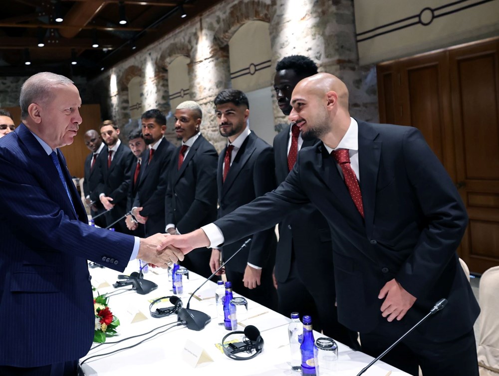 Cumhurbaşkanı Erdoğan, şampiyon Galatasaray'ı kabul etti 78