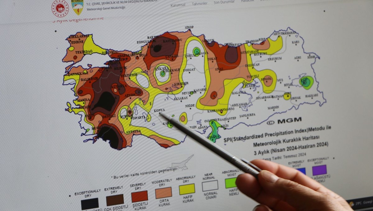 Türkiye'nin yağışlarında yüzde 10'luk azalma