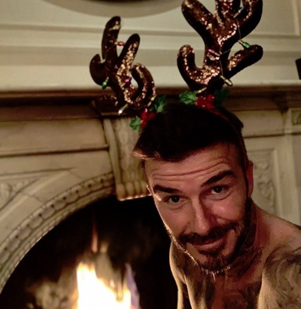 David Beckham’dan Noel kutlaması - 1