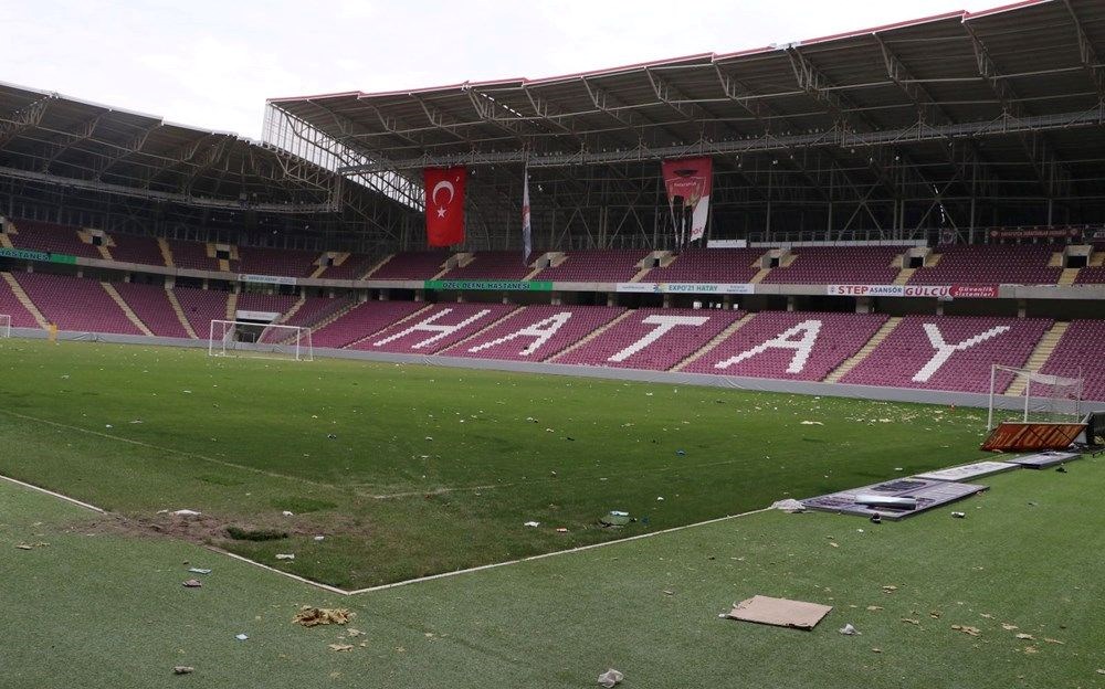 Hatayspor'dan stadyum açıklaması: Ağır hasarlı ve yıkılacak! - 1