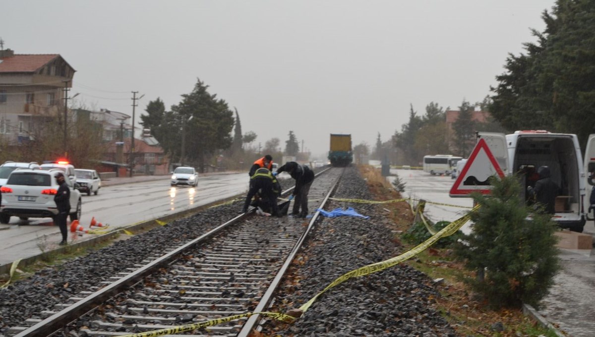 20 günde bir geçen trenin çarptığı kadın öldü