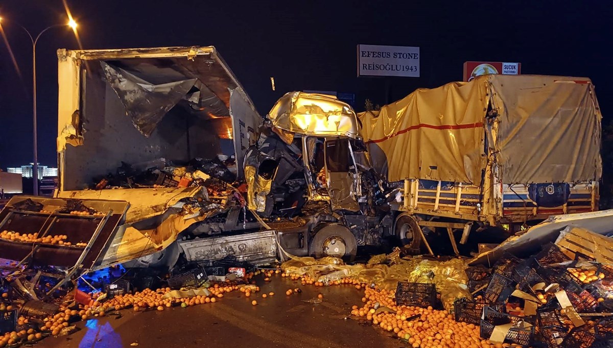 Yolcu otobüsü ile TIR çarpıştı: 14 yaralı