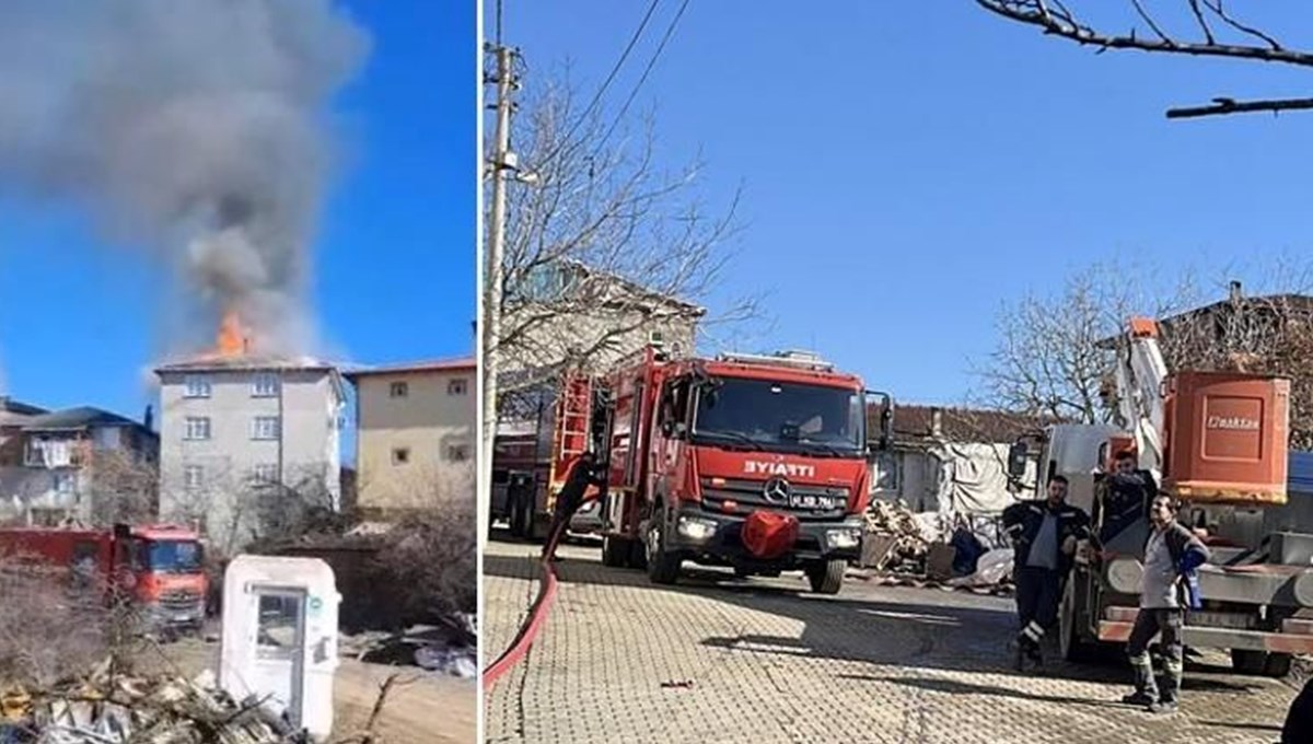 Kocaeli'de korkutan yangın: Mahsur kalan 3 çocuk kurtarıldı Kocaeli'de korkutan yangın: Mahsur kalan 3 çocuk kurtarıldı