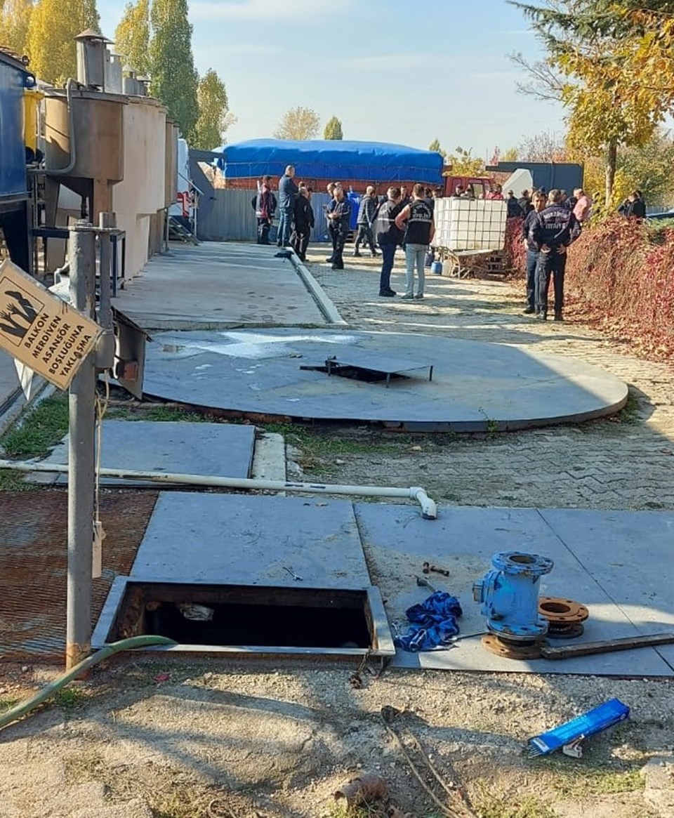 Amasya'da yağ kuyusuna düşen 6 işçiden 1'i hayatını kaybetti - 1