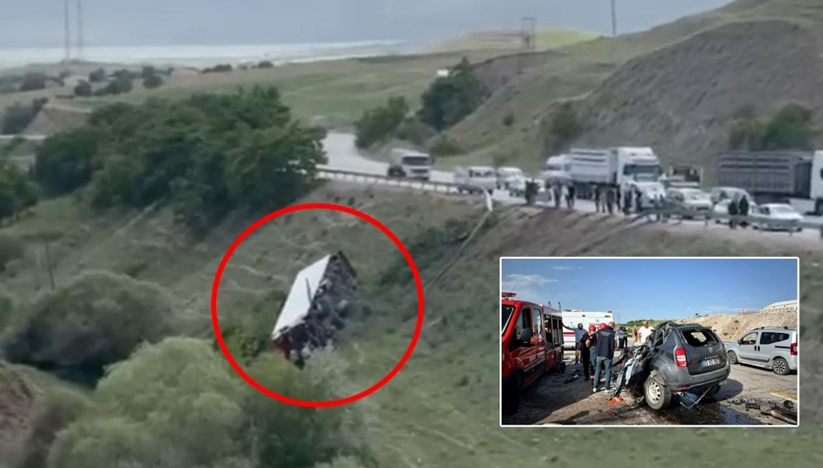 Elazığ’da TIR ile otomobil çarpıştı Elazığ’da TIR ile otomobil çarpıştı