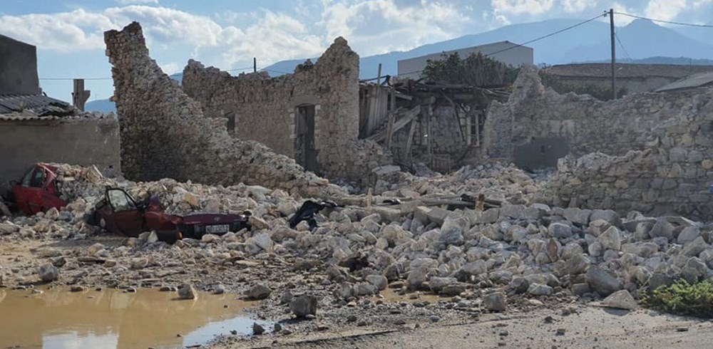 Yunan adasında deprem yıkımının boyutu ortaya çıktı - 6
