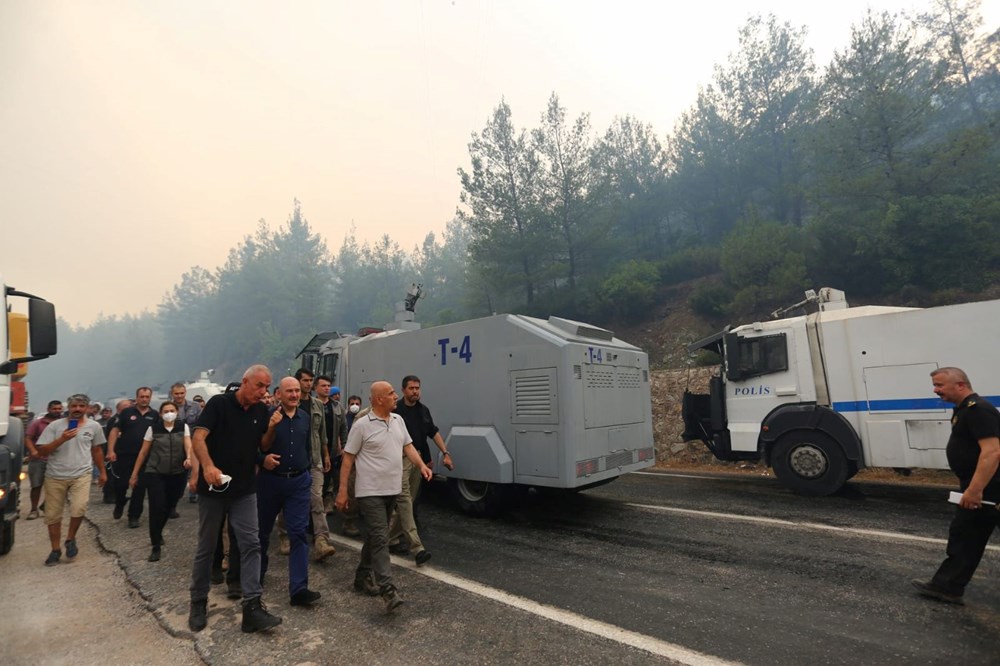 Marmaris'te orman yangını: Bakanlardan açıklama - 4