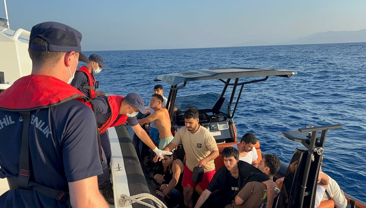 Dalaman'da göçmen kurtarıldı