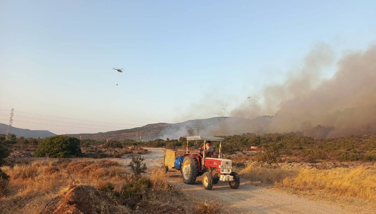 Ormana sıçrayan yangın kontrol altında