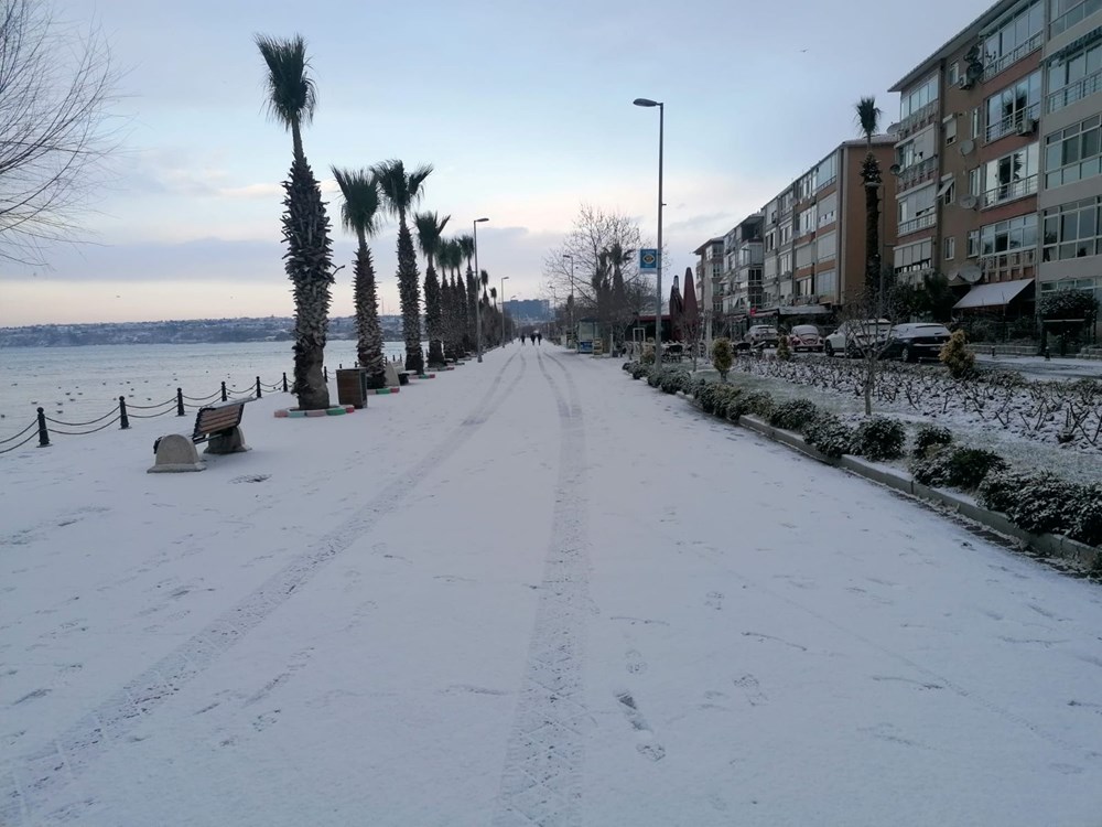 İstanbul'da İzlanda kışı: Boğaz'da gemi trafiği çift yönlü askıya alındı - 9