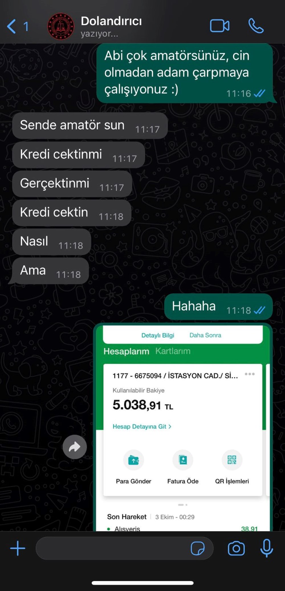 Sivas'ta ilginç dolandırıcılık hikayesi | Dolandırıcıyı dolandırdı - 7