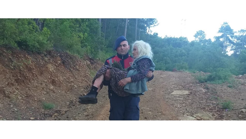 Muğla'da kaybolan 100 yaşındaki kadın bulundu