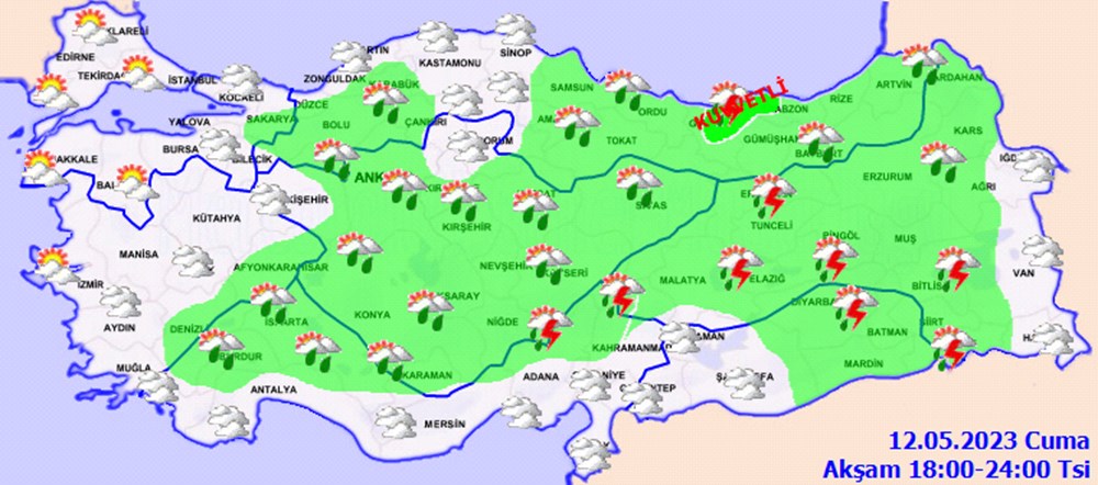 Hafta sonundan itibaren sıcaklıklar artıyor (12 Mayıs MGM hava durumu raporu) - 8