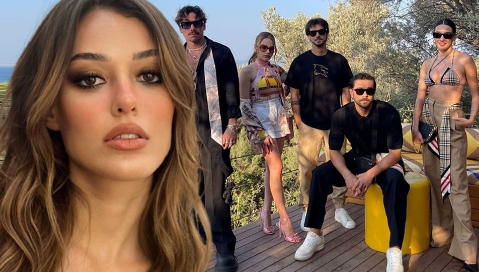 Dilan Çiçek Deniz'in yeni sevgilisiyle eski aşkı aynı karede