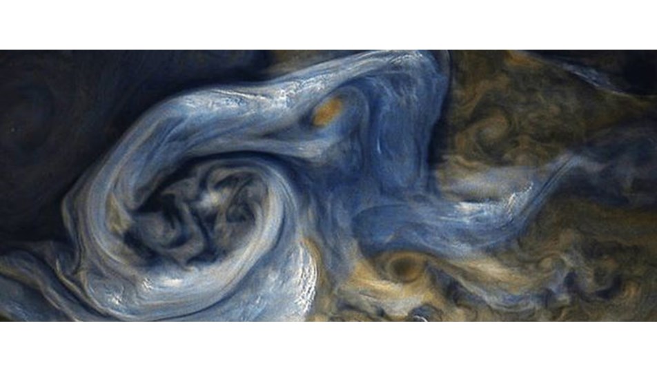 NASA'nın Juno uydusu Jüpiter'deki dev fırtınayı görüntüledi