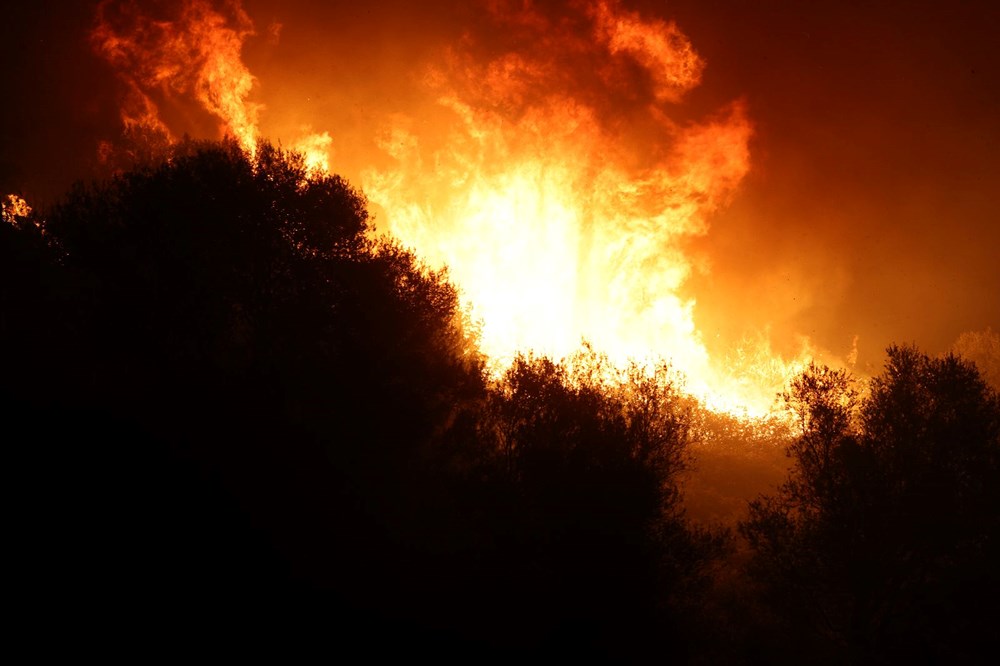 "Kırmızı alarm" verildi: İtalya'nın Sicilya Adası'nda orman yangınları sürüyor - 4