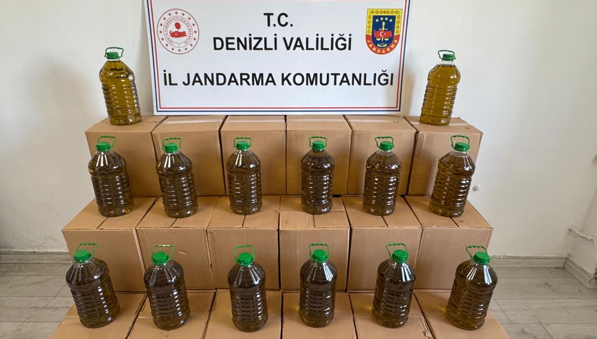 Denizli'de pamuk ve soya yağlarından sahte zeytinyağı üreten 3 kişi yakalandı Denizli'de pamuk ve soya yağlarından sahte zeytinyağı üreten 3 kişi yakalandı