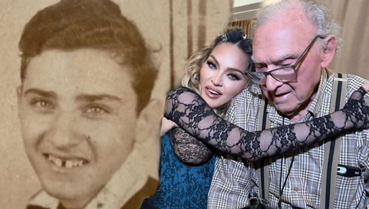 Madonna'nın babasına olan benzerliği dikkat çekti: 93. yaş günün kutlu olsun Silvio